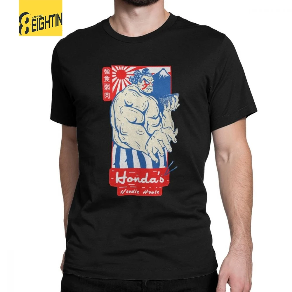 Street Fighter T Shirts Game Console Arcade Blanka Dhalsim Man