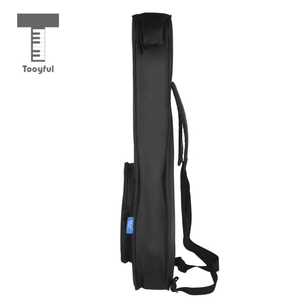 Tooyful 26 inch Ukulele Gig Bag Ukulele Case for Musical Instrument Accessory Black