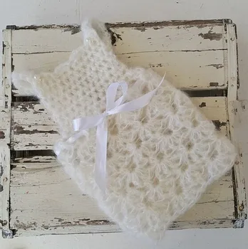 

summer style girl dress newborn photo prop, mohair baby dress, lacy baby dress