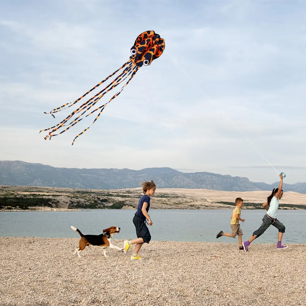 Высокое качество одиночная линия мягкий змей открытый пляж весело Спорт на открытом воздухе игрушки для взрослых детей Открытый Пляж Fun спортивный змей