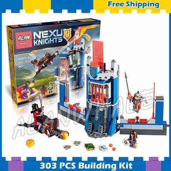 

300pcs New Knights Merlock's Library 2.0 Model 10486 Building Blocks Children Gifts sets Hot Sale Nexus Compatible With Lago
