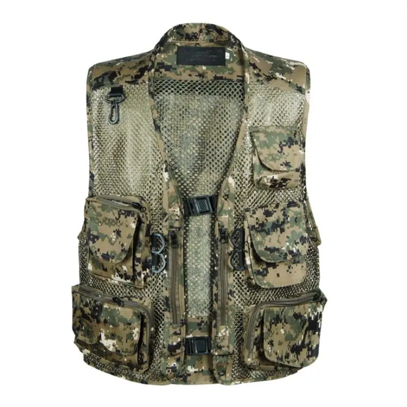 

hunting vest fishing vest pesca vest outdoor Mesh summer thin multi-pocket photography fishing director outdoor vest