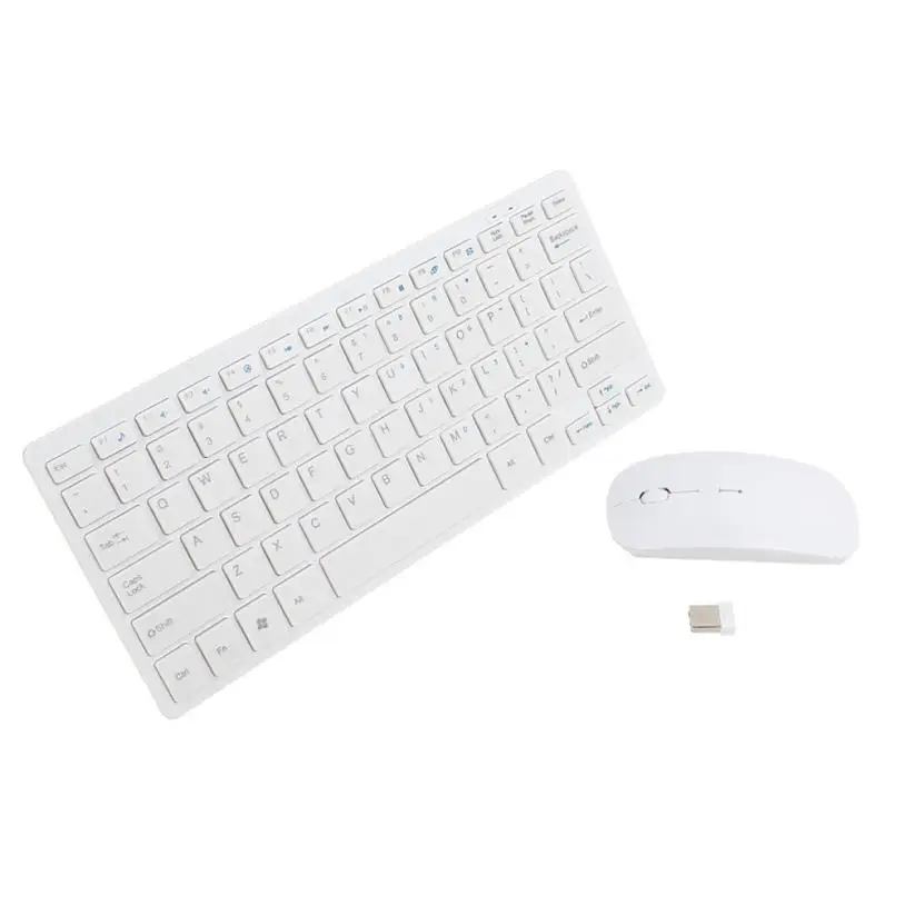 Горячая Распродажа, новинка, Беспроводная мини-клавиатура и мышь 2,4 ГГц, комбинированный набор для ноутбука iMac Macbook, только для вас