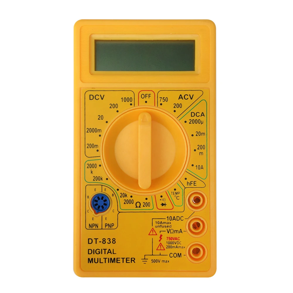 Multimeter digital dt 838 инструкция