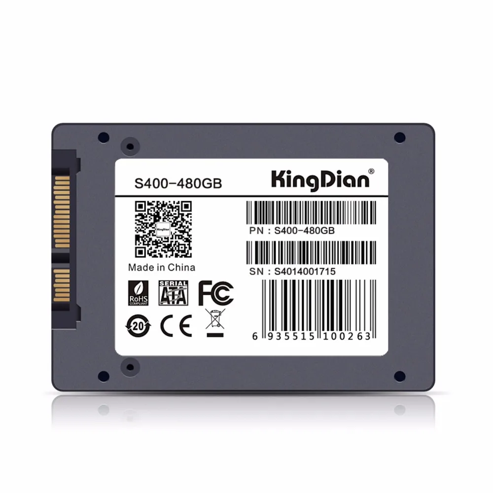 KingDian внутренний HD SSD 480GB твердотельный жесткий диск 2,5 дюймов для настольного ноутбука 512G