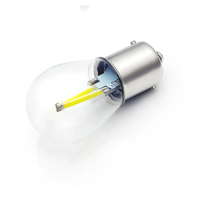 

P21W LED ba15s 1156 led filament chip car light S25 auto vehicle reverse turning signal bulb lamp DRL 12v
