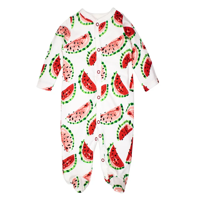 Roupas de Menina Pijamas dos Desenhos Conjunto de Roupas 3 Pcs Bebê Menino Footed Macacão Recém nascidos Confortáveis Animados Impresso Macacão Infantil Romper Meninas 21 rodadas confortável pijama recém-nascido dos desenhos animados