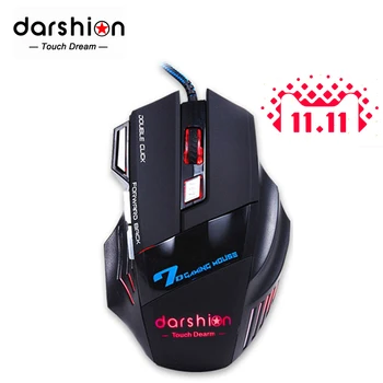 

backlit mouse 3200 DPI Wired Gaming Mouse 7 Button LED Optical USB Wired Computer Mouse Mice