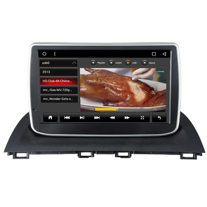 Top Ectwodvd 9inch Octa Core Android 8.1 Car DVD Player GPS Navigation Multimedia For Mazda 3 Axela 2014 2015 2016 7