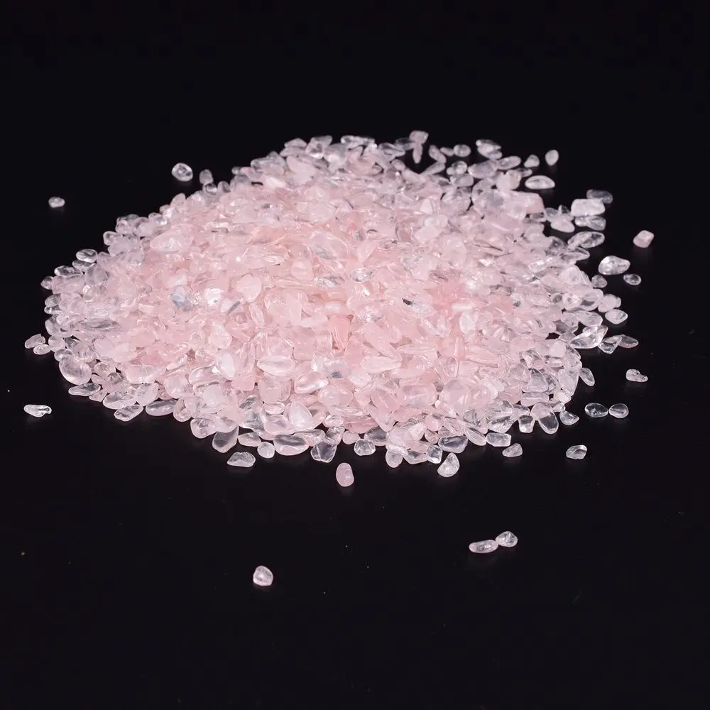 

50g Natural Rose Quartz Crystal Gravel Tumbled Bulk Stone Decoration