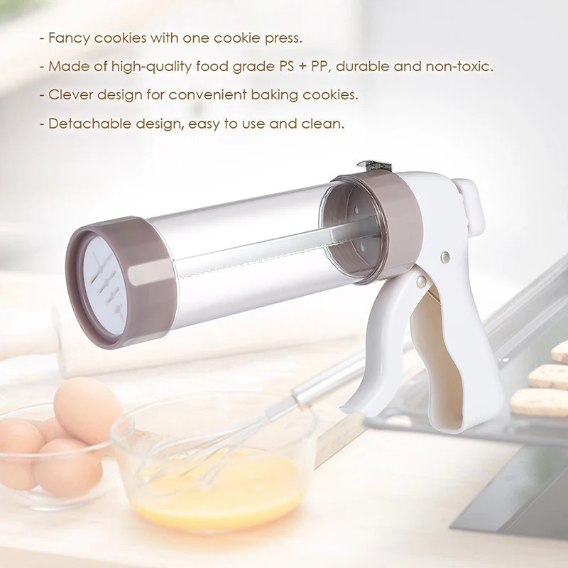 1PCS Gun Baking Pastry ToolsCookie Extruder Press Machine Biscuit Maker Cake Making Decorating