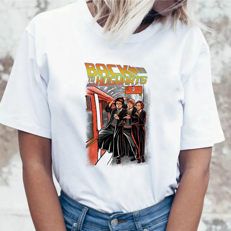 

Back To future t shirt t-shirt tshirt graphic harajuku tees funny korean for ulzzang female clothing top women