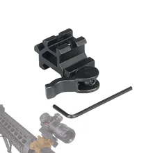 PPT Tacitcal черный 1 слот рельсовая планка для наружного охотничий как в CS Wargame Scope Mount OS22-0220