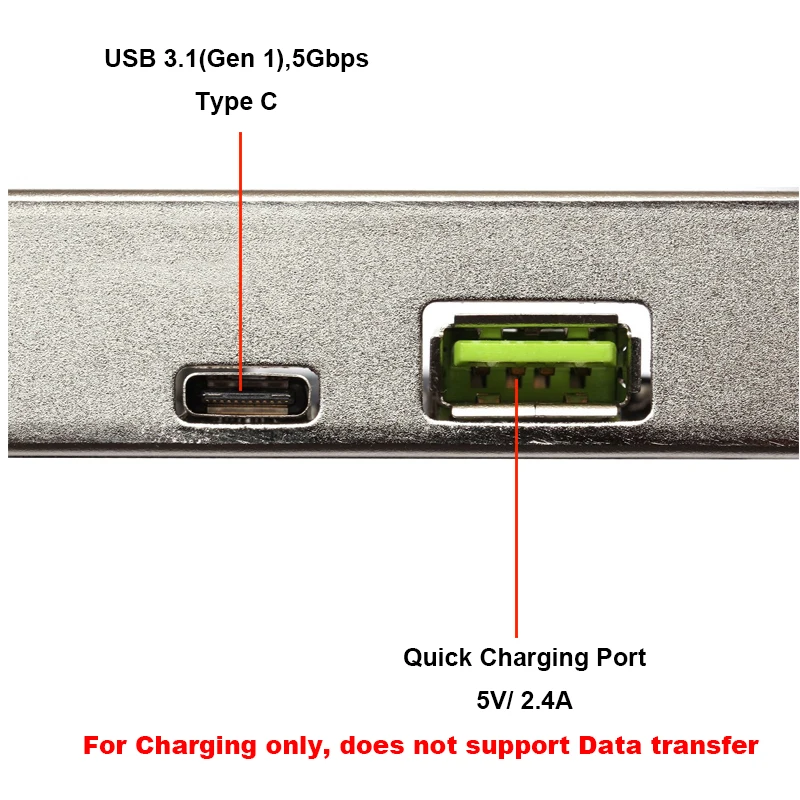 En-Labs USB 3,0 3 порта(type C+ 20 Pin внутренний) PCI-E Express Card w/2.4A Quick Charge usb-хаб адаптер контроллера для ПК