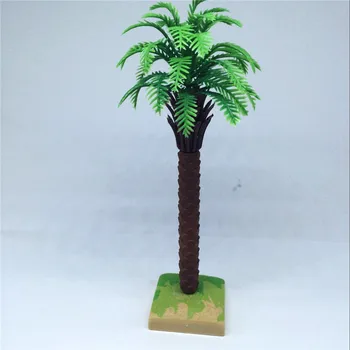 

2017 Real Hot Sale Model 10pcs Mini Tree Train Set Artificial Plastic Trees Trunks Scenery Landscape Sand Table Display Plants