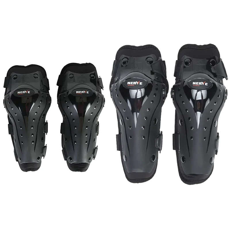 

NERVE 4pcs/Set Motorcycle Knee&Elbow Protector Motocross Racing Guard Pads Protective Gears Hunting Shooting Pads