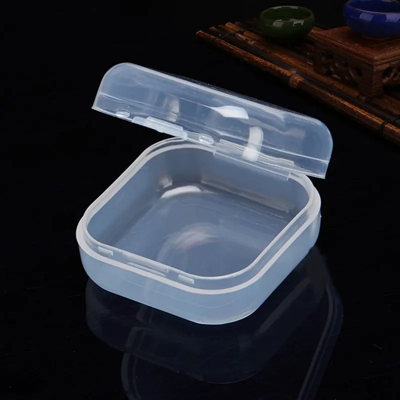 

Mini Tablet Storage Box Kids Baby Nipple Storage Container Case Home Office Jewelry Transparent Organizer