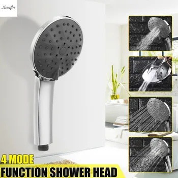 

4 Modes ABS Plastic Adjustable Rainfall Shower Head Spout Handheld Bidet Faucet Water Saving Shower Head Nozzle Sprayer