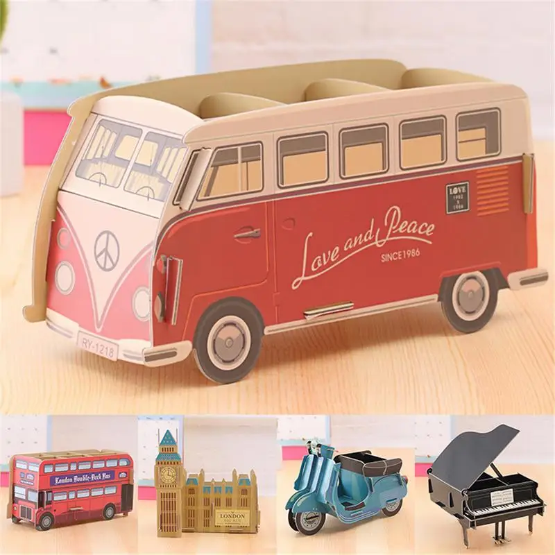 

Cartoon Paper DIY Storage Box Desk Cosmetic Box Storage Box Desktop Storage Box Desktop Storage Creative Shape And Highlighting