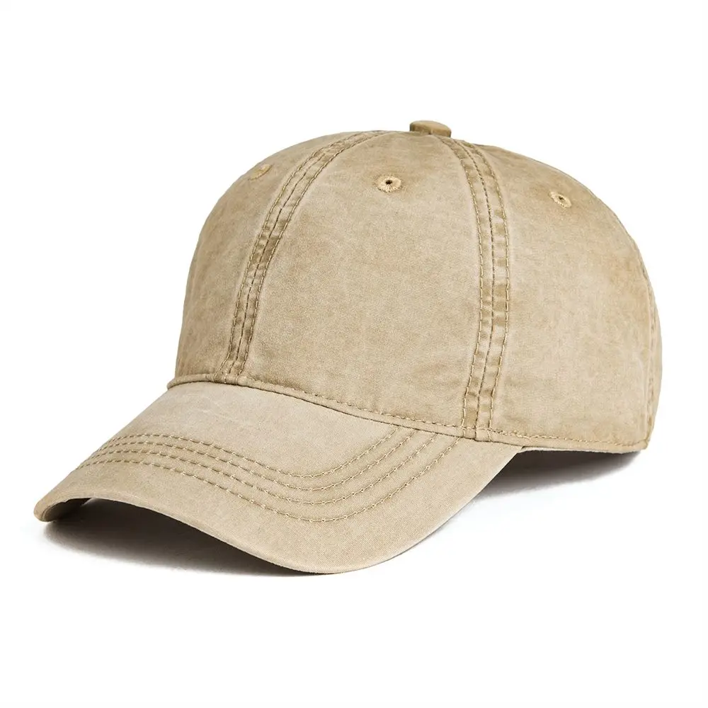 

VOBOOM Washed Cotton Baseball Cap Men Plain Adjustable Golf Dad Hat Spring Summer Sun Protection Caps 161