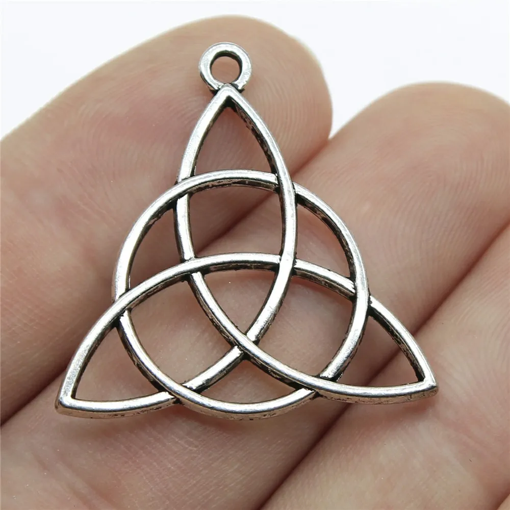 10pcs Amulets And Talismans Triangle Charm For Jewelry Findings Components Making Diy Craft Supplies Handmade Accessories