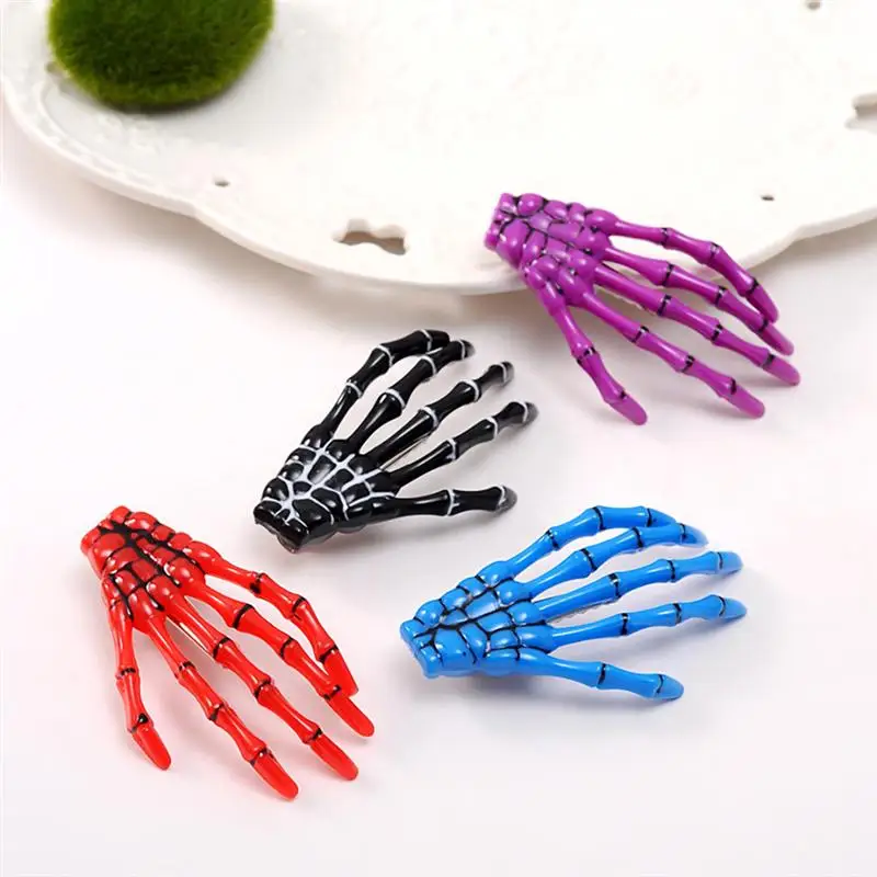 10pcs Women Girls Hand Bone Claw Punk Hair Pin Hairpin Headwear Hair Styling Tie Clip Hair Pin