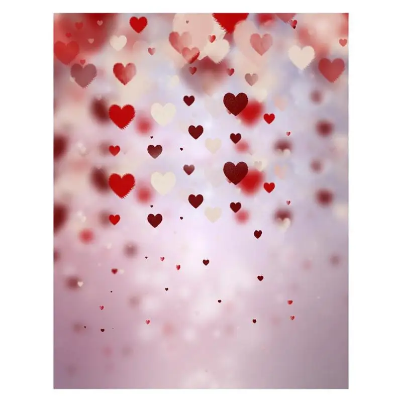 

Love Heart Theme Wedding Portrait Baby Newborn Digital Photography Backgrounds Customized Photography Backdrops for Photo Studio