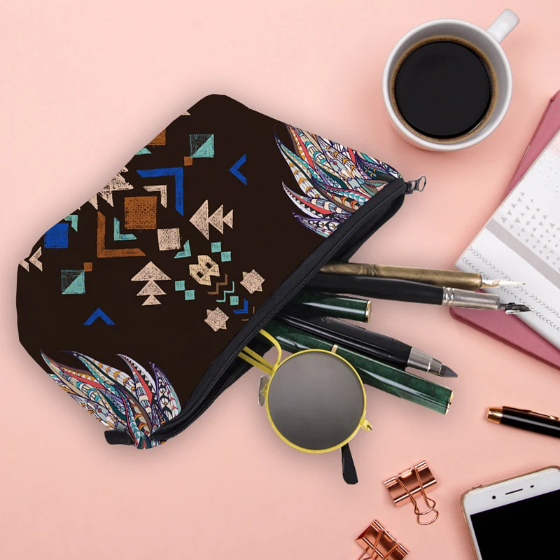 Jom Tokoy Waterproof Makeup bag Printing Geometric Cosmetic Bag Lovely Cosmetic Organizer Bag Women Multifunction Beauty Bag Jom Tokoy Waterproof Makeup bag Printing Geometric Cosmetic Bag Lovely Cosmetic Organizer Bag Women Multifunction Beauty Bag