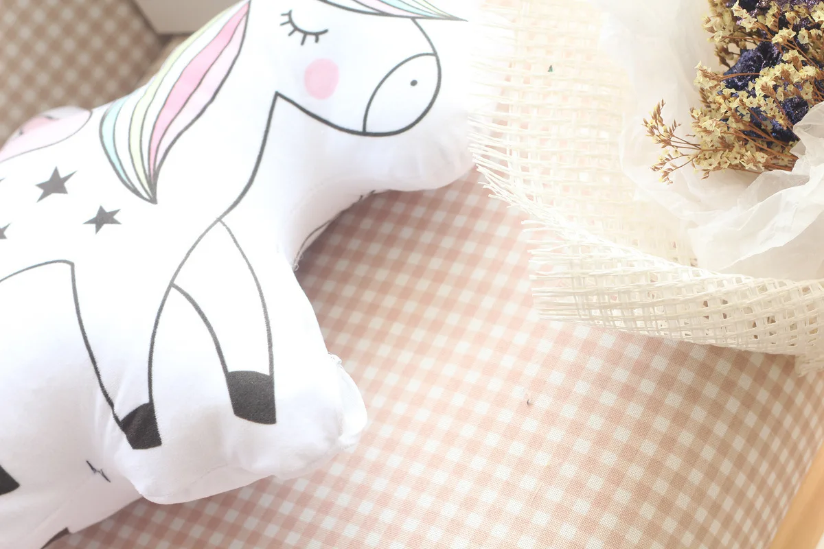 Creative Unicorn Cat Ice Cream Rainbow Cushion with Inner Stuffed Cute Pillow Home Decor Birthday Christmas Gift