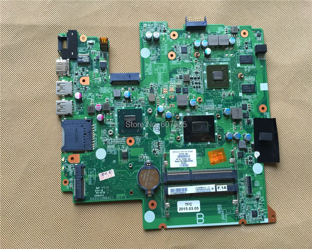 For HP Pav TS 14 b Series Sleekbook 721215 501 Laptop font b Motherboard b font