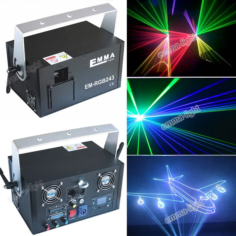 

Promotion Price! Nearly 2W 2000mW RGB animation laser light projector/professional stage lighting
