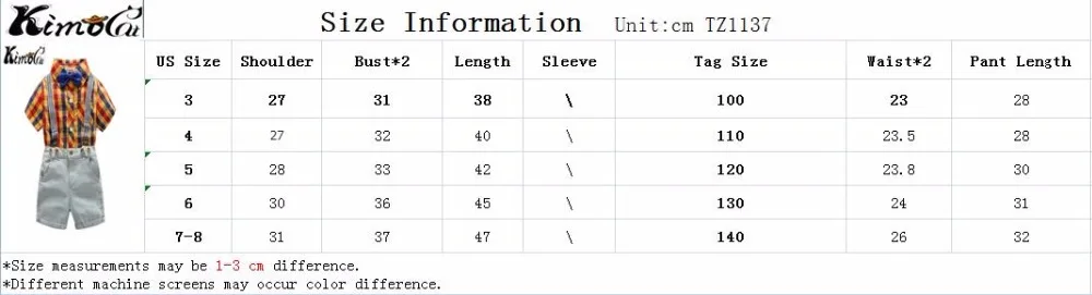 Kimocat/летнее платье, новая рубашка в клетку с короткими рукавами для мальчиков, джинсовые брюки, хлопковый костюм