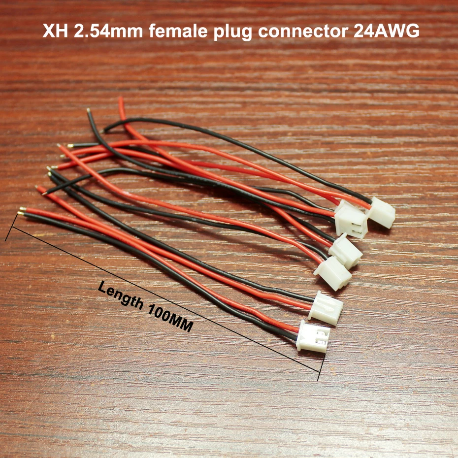 

50pcs/lot Xh 2.54mm Terminal Wire Pvc Electrical Connector Patch Cord Harness Processing 2p 3p 4p 5p Female Plug