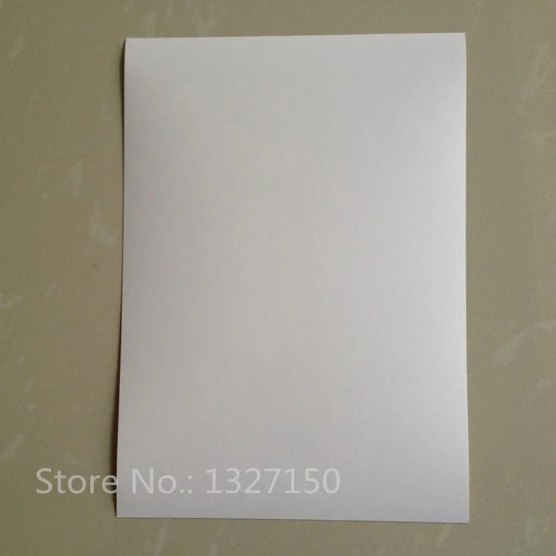 10pc A5 Glossy Self Adhesive Label Sticker Photo Inkjet Printer Paper White