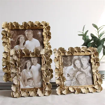 

Creative Home Picture Frame Resin Painted Photo Frames Hight Quality Europe Style Photo Frame For Home Decoration 6 Sizes