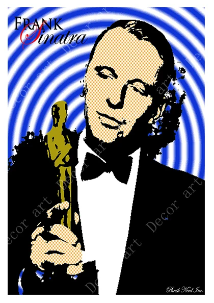 Поп арт Frank Sinatra музыка певица холст картины винтажные стены крафт плакаты с