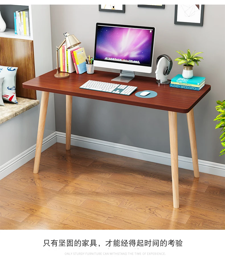 Модные компьютерные столы в скандинавском стиле, простые настольные столы для спальни