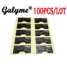 100 шт/партия новые этикетки-наклейки Замена для GameboyGB Advance SP черный цвет чехол для игровой приставки наклейка мальчик GBO Advance SP