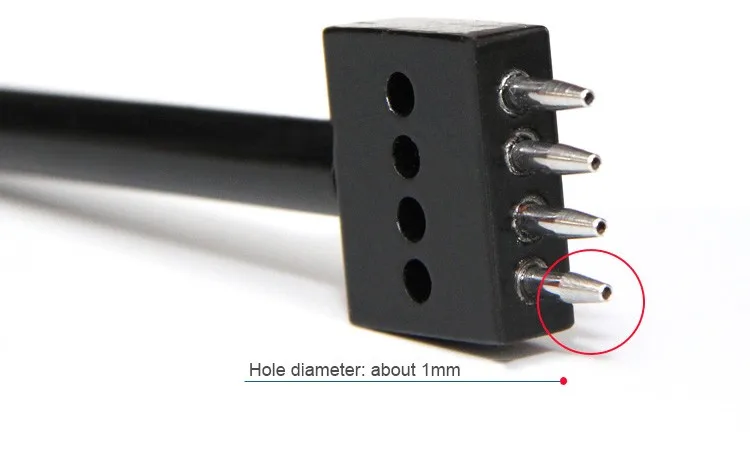 2/4/6 Круглый ряд зубец перфоратор резак расстояние между экранами 4/5/6 мм расстояние кожи Работа вручную пуансон инструмент дыроколы линии ушко чайник
