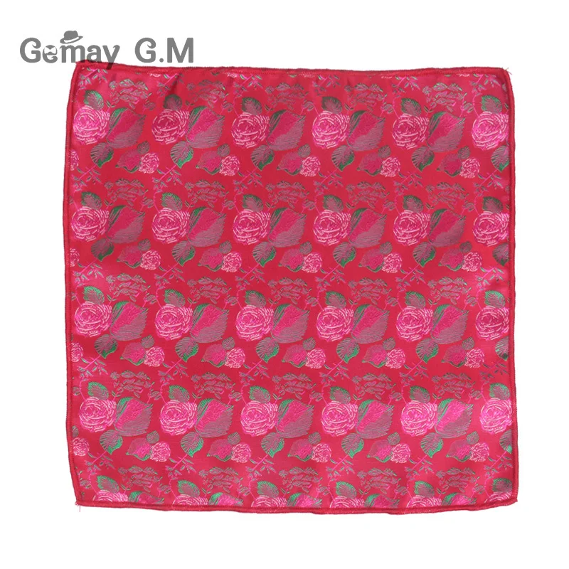 Мужской платок цветочный жаккардовый Карманный квадратный для подарка Свадебные винтажные Hankies для карманного полотенца костюмы