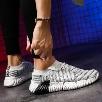 

Running Shoes For Men Breathable Athletic Trainers Low Top Male Sports Shoes Lace Up Sport Shoes