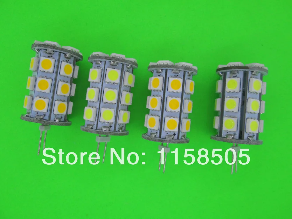 5 шт./лот DC/AC 12 В G4 Светодиодный светильник с кристаллами 3 Вт 4 6 5050 SMD светодиодный