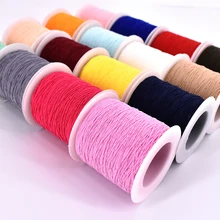Elástico de 0.3mm para roupas, fio elástico para costura, linha inferior, spandex, fechamento de linha elástica