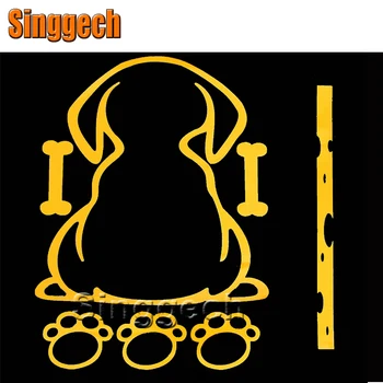 

1X Car Styling Window Wiper Dog Sticker For Nissan Qashqai X-TRAIL Juke TIIDA Note Almera March For Fiat 500 Punto Stilo Bravo