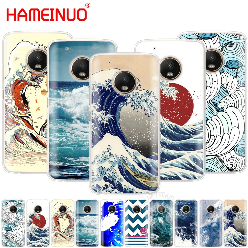 

HAMEINUO Ocean waves case cover for For Motorola Moto G6 G5 G5S G4 PLAY PLUS ZUK Z2 pro