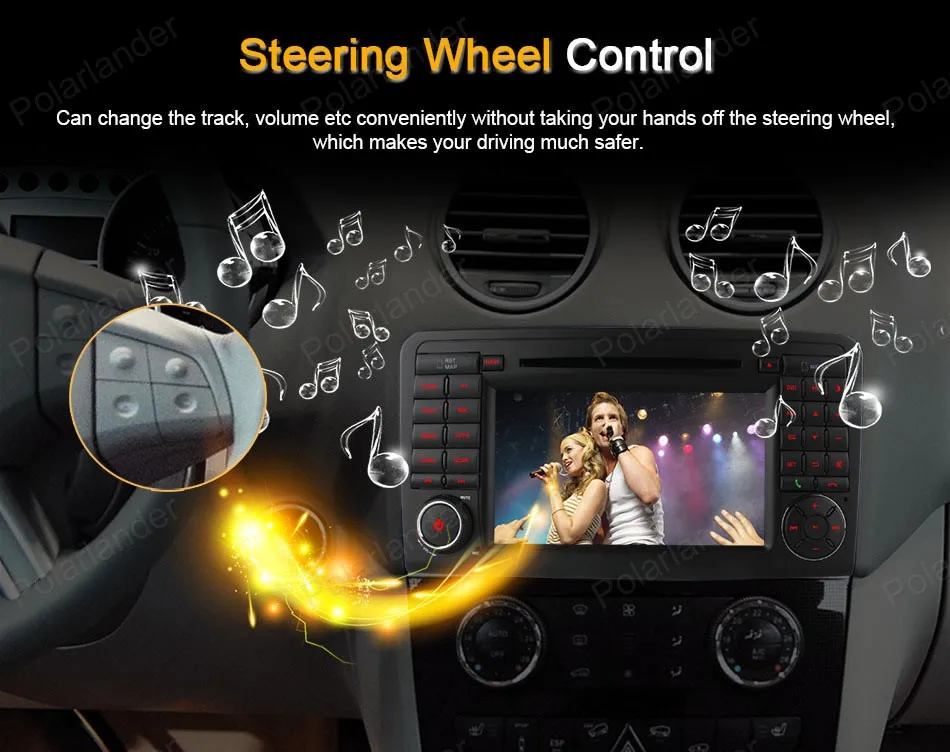 Flash Deal Android4.4 Car DVD Quad Core For M/ercedes ML W164 W300 ML350 ML450 ML500 GL X164 G320 GL350 GL450 GL500 radio 16