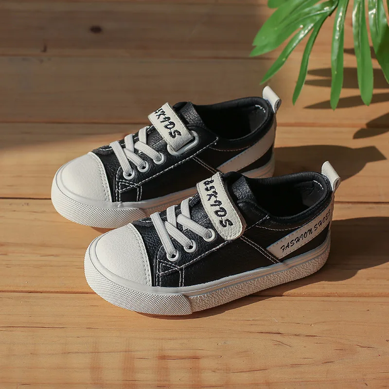 

Children Fashion shoes boy kindergarten school PU Leather loafer tenis toddler girl sports running kids sneakers kinder schoenen