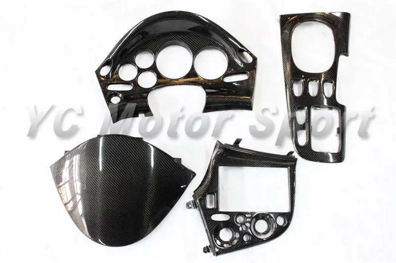 

Car Accessories Carbon Fiber Interior Replacement Kit 4pcs Fit For 1992-1997 RX7 FD3S RHD Interior Replacement