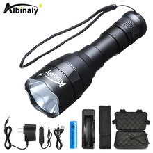 High end LED Flashlight IPX-7 Waterproof L2 LED Torch 5 Modes Adjustable Brightness use 18650 battery Used for camping hunting High end LED Flashlight IPX-7 Waterproof L2 LED Torch 5 Modes Adjustable Brightness use 18650 battery Used for camping hunting
