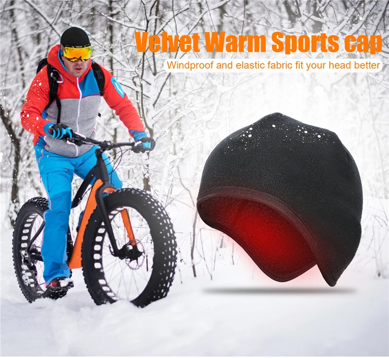 WEST BIKING велосипедные колпачки для женщин и мужчин, зимние теплые велосипедные головные уборы для шлема MTB, спортивные флисовые теплые шапки для катания на лыжах и велоспорта